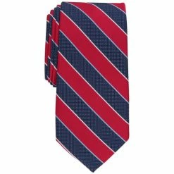Best Pirce 😀 Club Room Men's Laurel Stripe Tie, Created For Macy's Red 😍