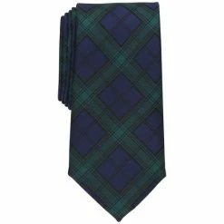 Best Pirce ✨ Club Room Men's Hoover Plaid Tie, Created For Macy's Green 😀