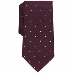 Brand new โจ Club Room Men's Bentley Dot Tie, Created For Macy's Burgundy ๐