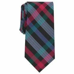 Best deal ❤️ Club Room Men's Classic Holiday Tartan Tie, Created For Macy's Med Blue ❤️