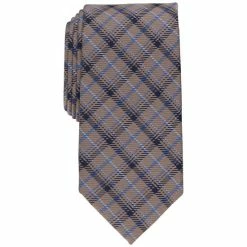 Best Sale โญ Club Room Men's Rivington Plaid Tie, Created For Macy's Yellow โค๏ธ