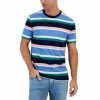 Buy 😉 Club Room Men's Eric Short-Sleeve Striped T-Shirt, Created For Macy's Camas Combo 😀