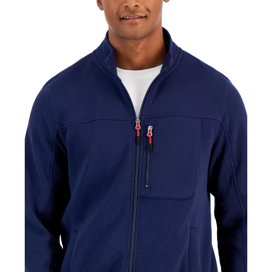 Wholesale ๐ Club Room Men's Full-Zip Fleece Sweater, Created For Macy's Bare Silver โ๏ธ - Image 6