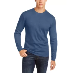 Discount 🥰 Club Room Men's Birdseye Quarter-Zip Pullover, Created For Macy's Pale Glass 🧨