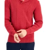 Discount ⌛ Club Room Men's Full-Zip Fleece Sweater, Created For Macy's Navy Blue ❤️