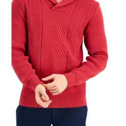 Discount ⌛ Club Room Men's Full-Zip Fleece Sweater, Created For Macy's Navy Blue ❤️
