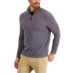 Cheap ⌛ Club Room Men's Thermal Henley 👕 Shirt, Created For Macy's Karanda Red 🥰