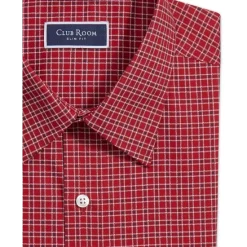 Hot Sale ๐ฅ Club Room Men's Two-Tone Crewneck Sweater, Created For Macy's Karanda Red โค๏ธ