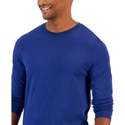 Deals ✔️ Club Room Men's Double Window Pane Pajama Set, Created For Macy's Navy Red 🎁