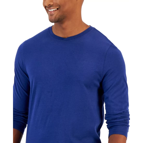 Deals โ๏ธ Club Room Men's Double Window Pane Pajama Set, Created For Macy's Navy Red ๐