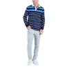 Buy 🌟 Club Room Men's Short-Sleeve Colorblocked Polo, Created For Macy's Navy Blue 👏