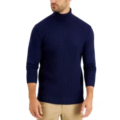 Cheapest 🛒 Club Room Men's Regular Fit Cotton 👗 Dress 👚 Shirt, Created For Macy's Navy Blue 🔔