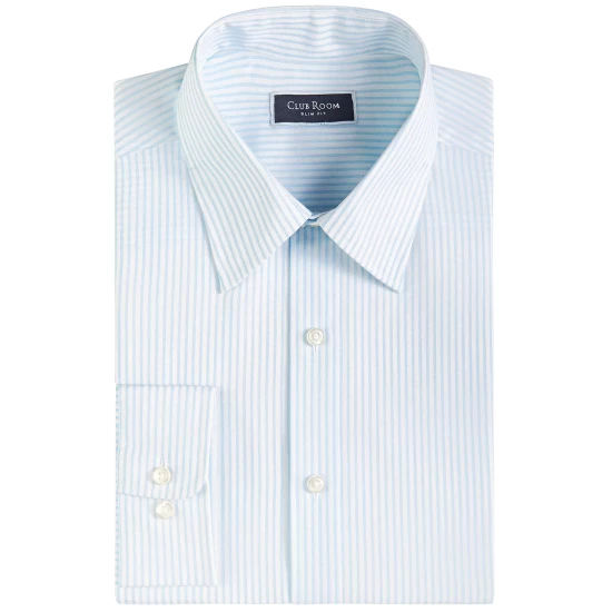 Cheapest โจ Club Room Men's Regular Fit Cotton Pinpoint ๐ Dress ๐ Shirt, Created For Macy's White ๐งจ