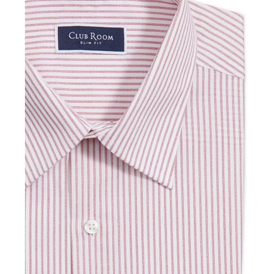 Cheapest โจ Club Room Men's Regular Fit Cotton Pinpoint ๐ Dress ๐ Shirt, Created For Macy's White ๐งจ - Image 2