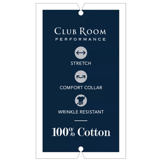 Cheapest โจ Club Room Men's Regular Fit Cotton Pinpoint ๐ Dress ๐ Shirt, Created For Macy's White ๐งจ - Image 7