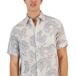 Outlet 🧨 Club Room Men's Pajama T-Shirt, Created For Macy's Peach Echo ⌛