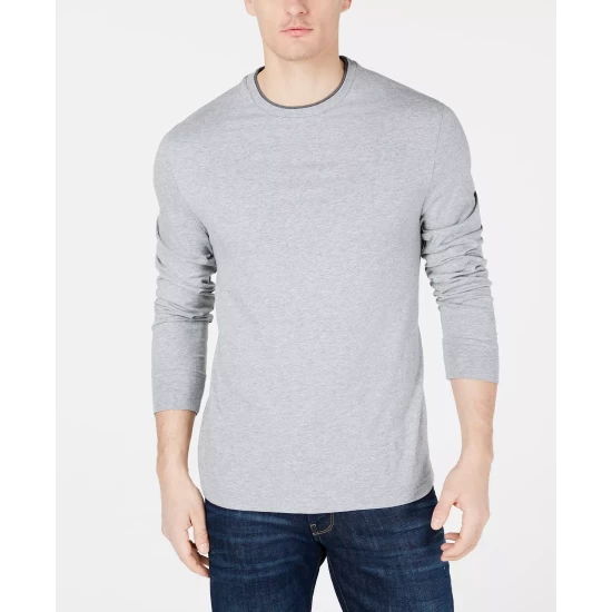 Top 10 ๐คฉ Club Room Men's Doubler Crewneck T-Shirt, Created For Macy's Deep Black ๐ - Image 9