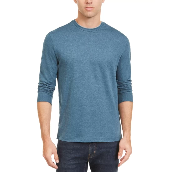 Top 10 ๐คฉ Club Room Men's Doubler Crewneck T-Shirt, Created For Macy's Deep Black ๐ - Image 10