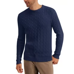 Best Sale ๐ Club Room Men's Chunky Fair Isle Turtleneck Pullover Sweater, Created For Macy's Dune Pebble ๐ฅ