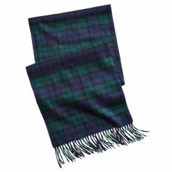 Flash Sale ๐ Club Room Men's 100% Plaid Cashmere Scarf, Created For Macy's Green Plaid ๐