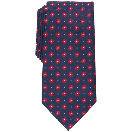 Coupon ๐ฅฐ Club Room Men's Lamont Medallion Tie, Created For Macy's Red ๐