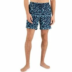 Top 10 ⌛ Club Room Men's Fish Reel Swim Trunks, Created For Macy's Mint Combo 🌟