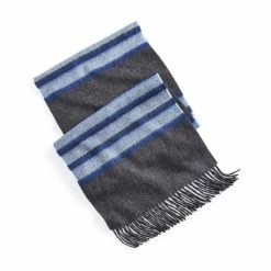 Best reviews of ๐งจ Club Room Men's 100% Cashmere Horizontal Stripe Scarf, Created For Macy's Charcoal ๐