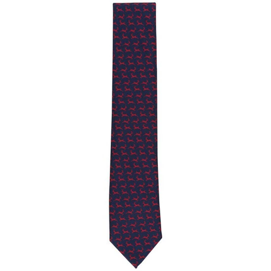 Best Pirce ๐ Club Room Men's Jumping Reindeer Tie, Created For Macy's Navy โ - Image 2